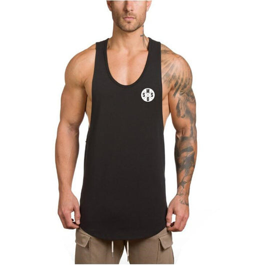 Chaleco Deportivo Hombre Estampado Algodón 100% Corte Holgado - Image 15