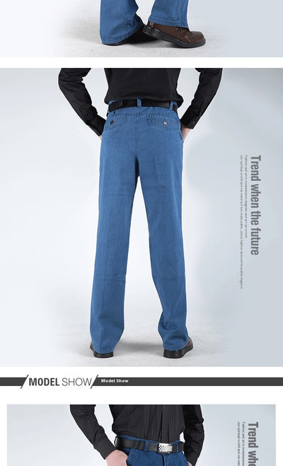 Pantalones Hombre Talla Grande Cintura Alta Corte Recto - Image 15