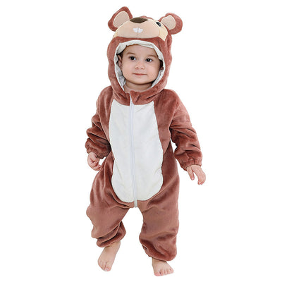 Mameluco Franela Estampado Animales para Bebé 3 Años - Ropa Otoño Europea - Image 16