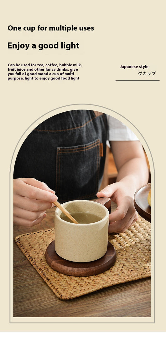 Taza de Cerámica Estilo Japonés Retro para el Bienestar - Image 10