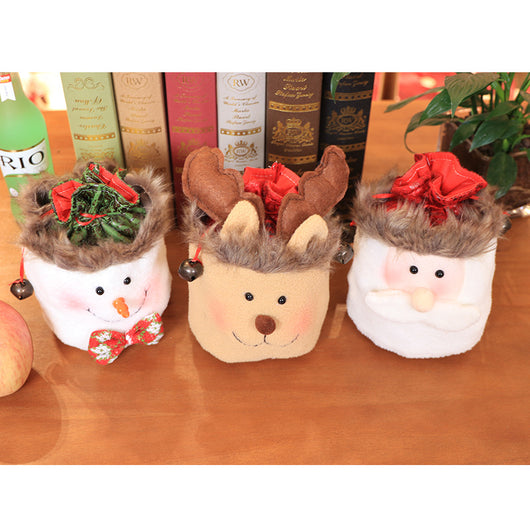 Bolsas de Regalo Navideñas para Niños con Diseños de Muñeco de Nieve y Reno - Image 13