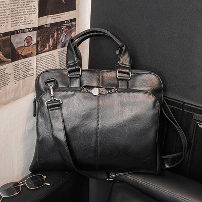 Maletín Mochila Bandolera para Hombre - Bolsa Diagonal Compartimento Laptop - Image 6