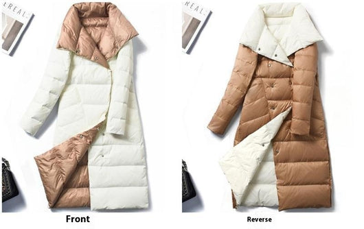 Chaqueta de Plumón de Pato Ligera - Abrigo Invernal Midi Elegante - Image 18