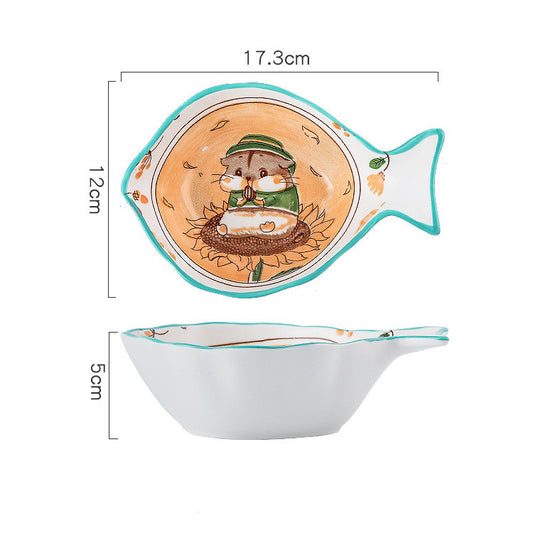 Plato Grande Nórdico para Pescado al Vapor - Compatible con Microondas - Image 2