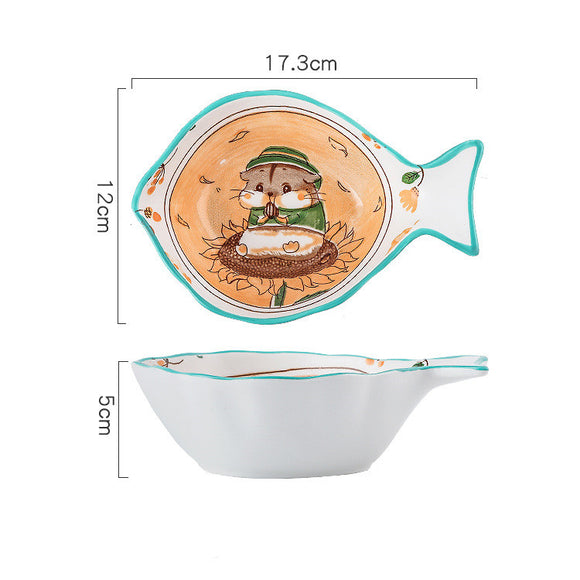Plato Grande Nórdico para Pescado al Vapor - Compatible con Microondas