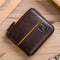 Billetera de Cuero Genuino para Hombre con Múltiples Compartimentos y Cierre