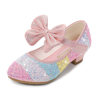 Zapatos de Tacón Alto Princesa con Cristales y Punta Redonda Suave - Image 15