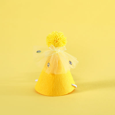 Conjunto de Accesorios para Mascotas: Falda de Tul con Lentejuelas, Babero de Encaje y Sombrero de Fieltro - Image 10