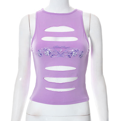 Blusa Casual de Verano Sin Mangas Cuello Redondo Colores Lisos - Image 17