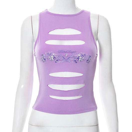 Blusa Casual de Verano Sin Mangas Cuello Redondo Colores Lisos - Image 17