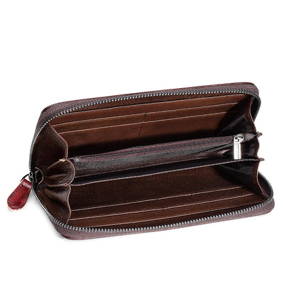 Bolsa Retro para Móvil en Cuero Premium con Cierre de Cremallera - Image 2