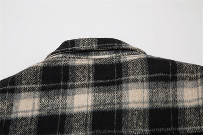 Abrigo Acolchado de Cuadros para Hombre - Image 9