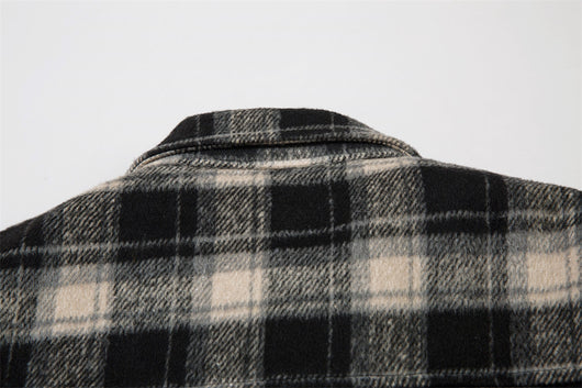 Abrigo Acolchado de Cuadros para Hombre - Image 9