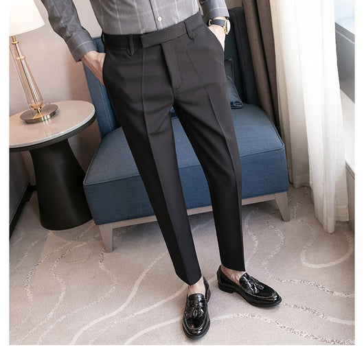 Pantalones de Vestir Clásicos Británicos para Hombre - Image 25