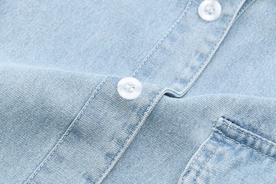 Camisa Denim Manga Larga con Bolsillo - Image 23