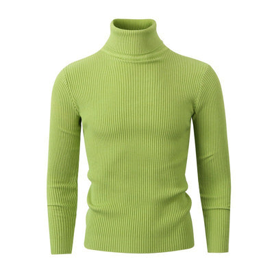 Suéter Slim Fit Cuello Alto para Hombre - Otoño e Invierno - Image 16
