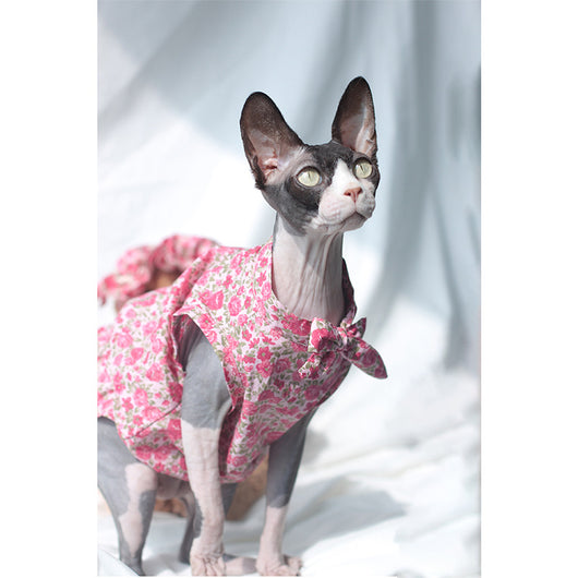 Vestido Floral Verano para Gatos Sphinx - Tela Ligera y Fresca - Image 17