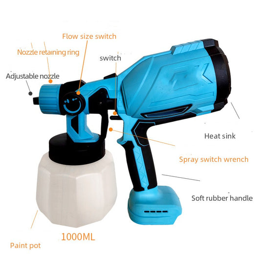 Pistola Pulverizadora Eléctrica de Alta Potencia para Pintura - Image 12