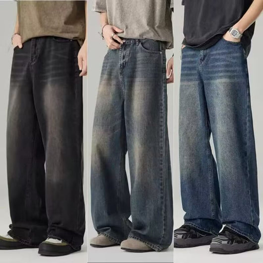 Jeans Vintage de Cintura Alta Pierna Recta Oversize - Image 10