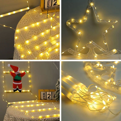 Decoración Navideña Papá Noel en Escaleras con Luces LED Multicolor Resistente al Agua - Image 8