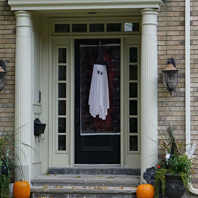 Decoración Halloween: Adornos Calabaza y Fantasmita con Sombrero - Image 13