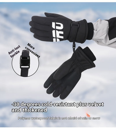 Guantes Térmicos Impermeables Antideslizantes para Esquí Mujer con Pantalla Táctil - Image 29