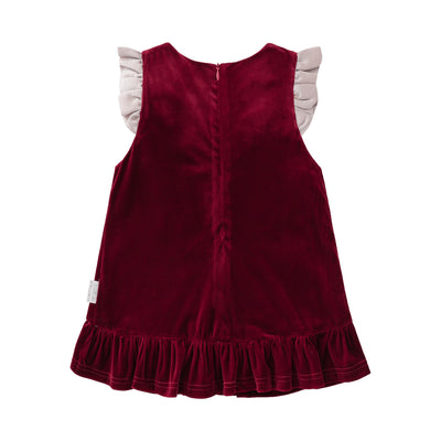 Vestido Sundress de Terciopelo con Lazo Adorable - Image 12