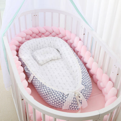 Cuna Portátil Plegable con Colchón Desmontable y Lavable - Diseño Ergonómico Antipreión - Image 4