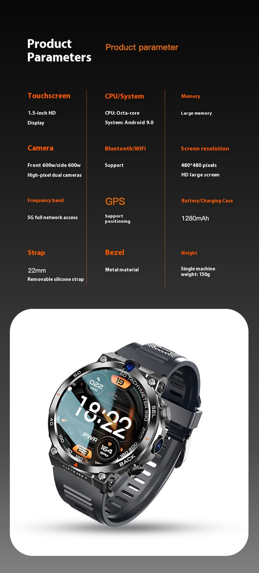 Reloj Deportivo Inteligente H10 con Dual Cámara y Múltiples Funciones - Image 10