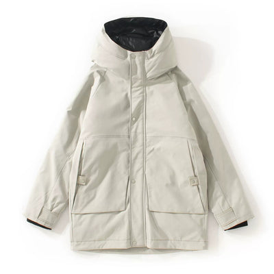 Chaqueta de Plumas de Pato Blanco Suelta para Hombre - Estilo Invernal Elegante - Image 8