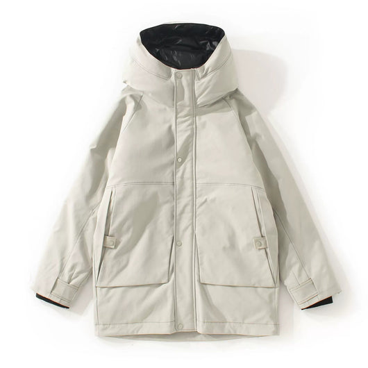 Chaqueta de Plumas de Pato Blanco Suelta para Hombre - Estilo Invernal Elegante - Image 8