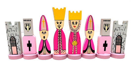 Puzzle de Ajedrez Educativo en Madera con Figuras de Dibujos Animados - Image 12