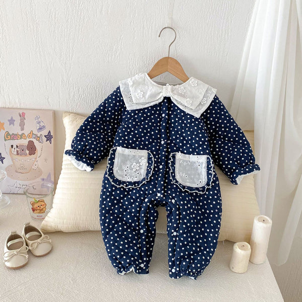Pijama Térmico para Bebé - Enterizo Acolchado con Forro Polar
