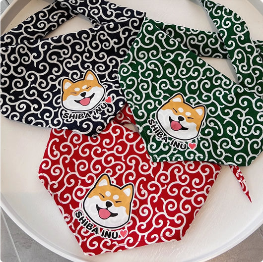 Pañoleta Triangular para Mascotas con Encaje Floral Tang - Image 15