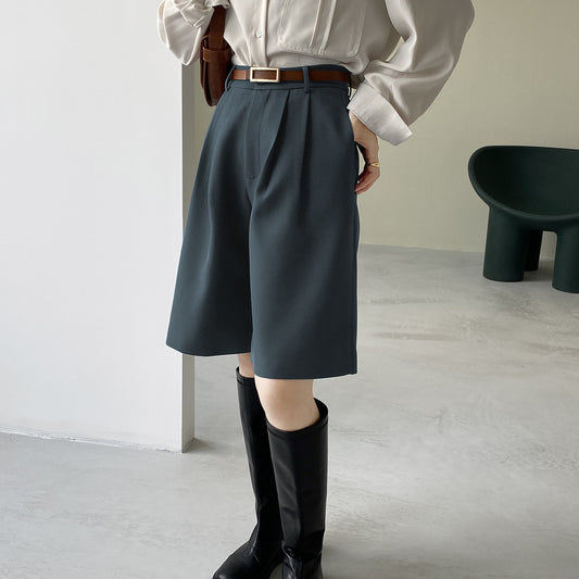 Pantalón Recto Acampanado de Cinco Puntos para Mujer - Traje Elegante