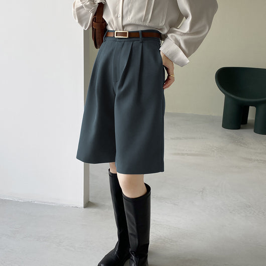 Pantalón Recto Acampanado de Cinco Puntos para Mujer - Traje Elegante