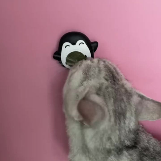 Juguete Interactivo de Hierba Gatera y Madera para Gatos