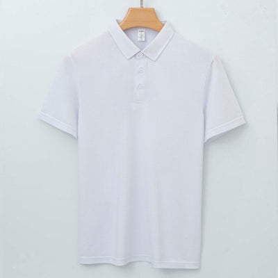Polo de Seda Morera para Hombre - Camiseta Casual de Manga Corta - Image 4