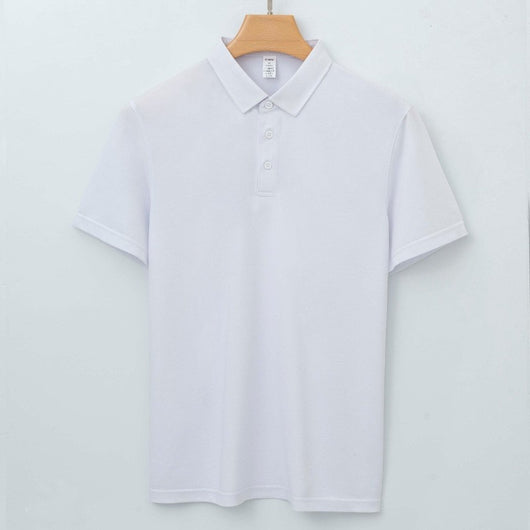 Polo de Seda Morera para Hombre - Camiseta Casual de Manga Corta - Image 4