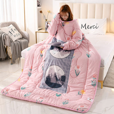 Edredón Grueso Tipo Almohada con Mangas - Quilt Perezoso para Dormitorio - Image 23