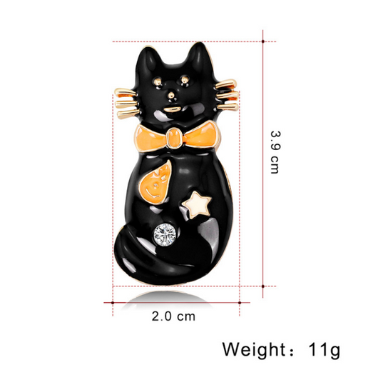Broche Gato Diamantado Adorable y Creativo - Image 6