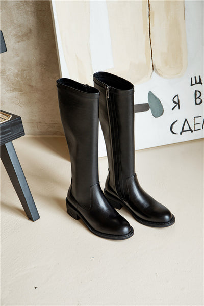 Botas Elásticas de Tacón Medio para Invierno - Estilo Influencer - Image 6