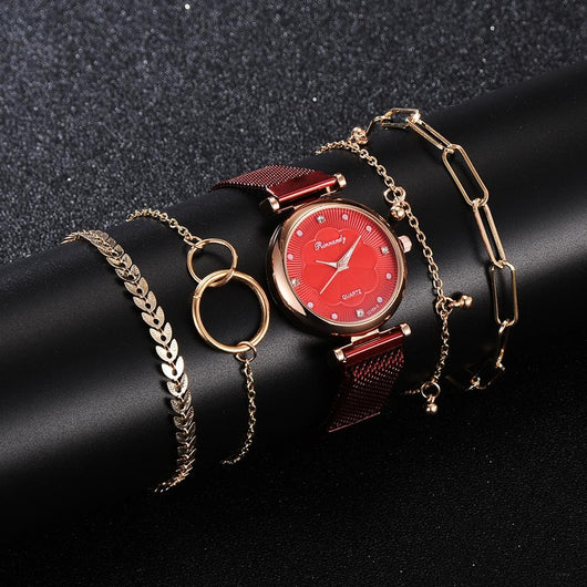 Reloj de Pulsera con Malla de Aleación - Image 8