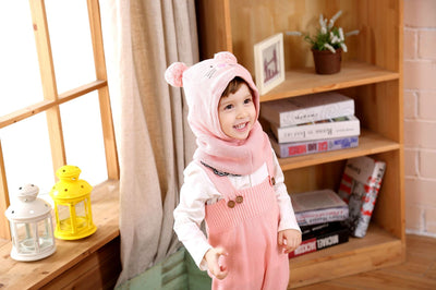 Set de Gorros Tejidos para Niños - Diseño Calicó Otoño e Invierno - Image 27
