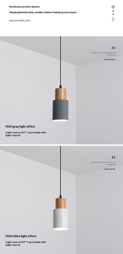 Lámpara de Techo Macarrón de Madera - Diseño Minimalista y Elegante - Image 12