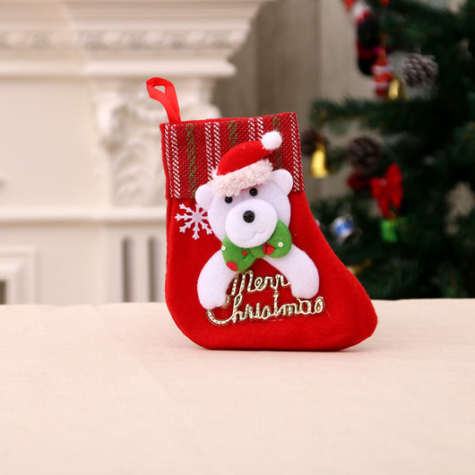 Set de Calcetines Navideños con Adornos Santa y Árbol - Bolsa de Regalo - Image 30