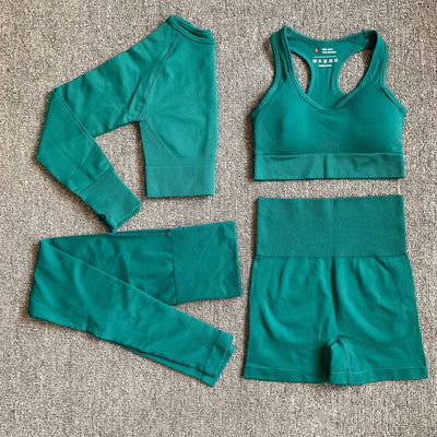Pantalones Deportivos Cintura Alta con Levantamiento de Glúteos de Secado Rápido - Image 22