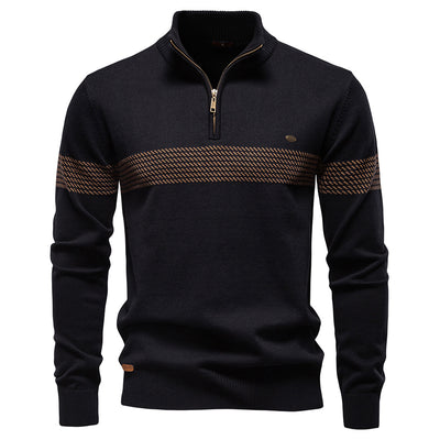 Suéter Casual con Cuello Tipo Polo y Cierre de Cremallera - Image 15