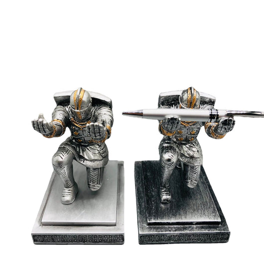 Organizador de Escritorio Ejecutivo Diseño Caballero Soldado - Image 3