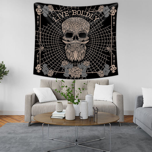 Tapiz de Decoración para el Hogar con Diseño de Calavera - Image 10